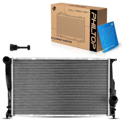PHILTOP CU2941 Radiator 23-5/8"Core Compatible With 2008-2013 135i, 335i, 335i xDrive 2011-2013 335is 2007-2008 335xi 2012-2015 