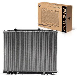 PHILTOP CU2830 Engine Coolant Aluminum Radiator for 2005-2007 Accord 2.4L, 2006-2008 Ridgeline