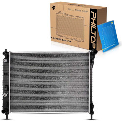 PHILTOP CU13057 Engine Coolant Aluminum Radiator Fit for 2012 2013 2014 2015 Captiva Sport, 2008 2009 2010 Vue