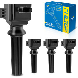 PHILTOP Ignition Coil, UF670 Coil Pack Set of 4, Replacement for Focus, Escape, Fusion, Edge, MKC, Explorer, MKZ, Discovery Spor