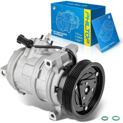 PHILTOP 140182C Air Conditioner AC Compressor with Clutch for Chrysler 300 2005-2006 3.5L, Dodge Charger 2006 3.5L,Magnum 2005-2