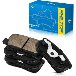 PHILTOP D1037 Ceramic Rear Brake Pads For Jeep Patriot 2007-2017, Jeep Compass 2007-2017, Dodge Avenger 2008-2014, Automotive Re