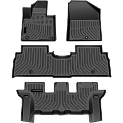2016-2020 Kia Sorento 7 Seat SUV All Weather Custom Truck Floor Mats Best TPE Vehicle Floor Liners Automotive 1st 2nd 3rd Row PH