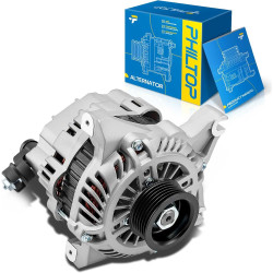 PHILTOP 11274N Alternator Compatible with Ford;2009-2021 350e Super Duty, E-450 Super Duty,2009-2014 250-e, 150-e (120 Amp) Repl