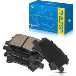 PHILTOP Ceramic Rear Brake Pads For Lexus RX400h 2006-2008, 4 Pcs replace # D996