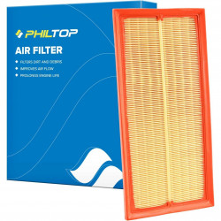 PHILTOP Engine Air Filter CA11062 Replacement for Land Rover Range Rover, Range Rover Sport, Discovery, LR4, 2010-2024, Flexible