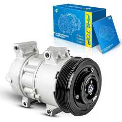 PHILTOP 68328 Air Conditioner AC Compressor with Clutch for Toyota Corolla 2009 2010 1.8L, Matrix 2009 2010 2012 1.8L, Scion xD 