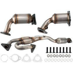 2003-2007 Nissan Murano 3.5L, Front Rear Side, 3-PC Catalytic Converter, Fit Federal Emissions, PHILTOP 54751