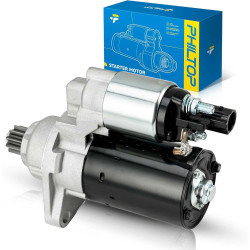 PHILTOP 1.1KW New Starter 17970N Compatible with Volkswagen, Audi, Tiguan, Jetta, CC, Passat, Beetle, GTI, Eos, Golf, Tiguan Lim