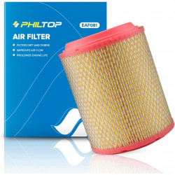 PHILTOP Engine Air Filter CA11048 Replacement for Dodge Caliber &amp; Jeep Compass Patriot, 2011-2017, 2.0L 2.4L, Flexible Panel