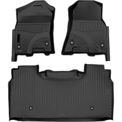 2019-2024 Dodge Ram 1500 Crew Cab (NOT fit Classic) Pickup All Weather Custom Truck Floor Mats Best TPE Vehicle Floor Liner Auto