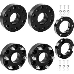 1.5" 6x5.5" 77.8mm M12x1.25 Hubcentric Wheel Spacers 4Pcs PHILTOP®