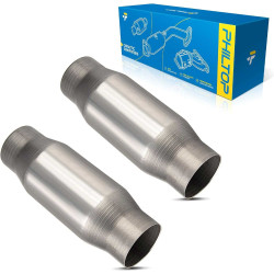 3" Inlet / Outlet, 2-PC Universal Catalytic Converter , W/O O2 Senso, EPA Compliant, PHILTOP
