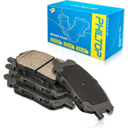 PHILTOP Ceramic Front Brake Pads For RX350 2007-2009, 4 Pcs replace # D1005