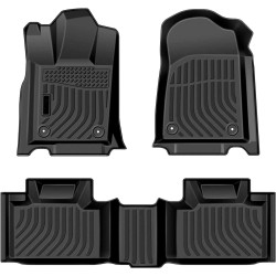 2016-2021 Jeep Grand Cherokee (not fit L) SUV All Weather Custom Truck Floor Mats Best TPE Vehicle Floor Liner Auto Front & Rear
