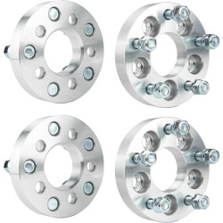 5x3.94" to 5x4.5" Wheel Adapters 1 inchs, M12x1.5 64.1mm, 4PCS PHILTOP