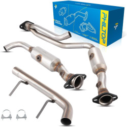 2011-2014 Ford F-150 3.7L, Front/Right Side, 2-PC Catalytic Converter, Fit Federal Emissions, PHILTOP 50582