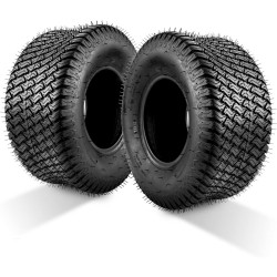 PHILTOP 18x7.5-8 ATV UTV Tires, 4-Ply Super Mud 18x7.5-8 ATV All-Terrain Tires for Riding Mowers, Golf Carts, Off-Road,2 Pcs,Tub