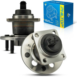PHILTOP 512003 Rear Wheel Bearing &amp; Hub Assembly Compatible with 2000-2005 Buick Lesabre, Cadillac DeVille, 2006-2011 Buick 