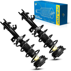 PHILTOP Front Struts Fit for Versa 2007 2008 2009 2010 2011 2012, Complete Strut Assembly 172351 172352,Struts with Coil Spring 