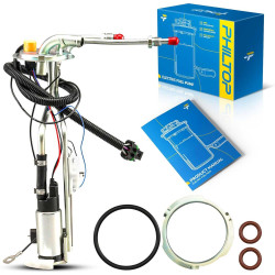 PHILTOP HP10003 Electric Fuel Pump Assembly for Chevy/GMC C1500, C2500, K1500, K2500 Suburban 1996-1997, Direct Replacement Fuel