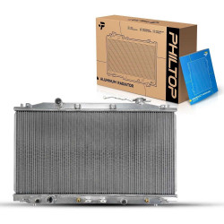 PHILTOP CU2990 Radiator 29-7/16"Core Compatible With 2008-2012 Accord 2.4L 2012-2015 Crosstour 2.4L