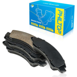 PHILTOP D1363 Ceramic Front Brake Pads For Chevrolet 2005-2008 Silverado 1500, GMC 2005-2008 Sierra 1500, Chevrolet 2007 Silvera