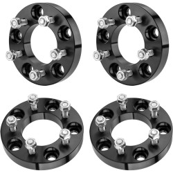 5x5" to 5x4.5" Wheel Adapters 1" 82.5mm M12x1.5 4Pcs PHILTOP®