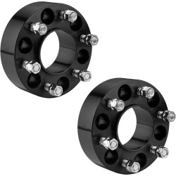 6x135mm Wheel Spacers Hub Centric 2" 87mm M14x2 2Pcs PHILTOP®