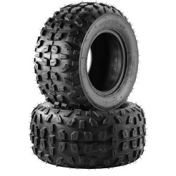 PHILTOP ATV UTV All-Terrain Tires 22x10-10, 4-Ply Super Mud 22x10-10 ATV Tires for Riding Mowers, Golf Carts, Set of 2 (Z-183)