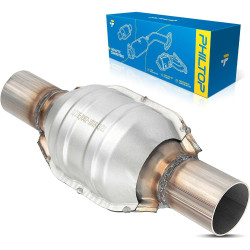 2.25" Inlet / Outlet, 1-PC Universal Catalytic Converter , 1 O2 Sensor, EPA Compliant, PHILTOP