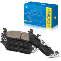 PHILTOP D1012 Ceramic Rear Brake Pads For Ford F-150 2004-2011, Lincoln Mark LT 2006-2008, Automotive Replacement Ceramic Brake 