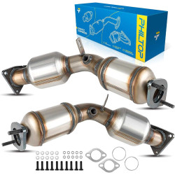 Catalytic Converter For 2008 2009 2010 2011 2012 Infiniti G37 3.7L Pair, EPA Compliant, PHILTOP 644029