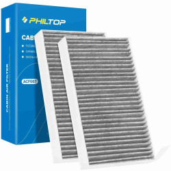 PHILTOP Cabin Air Filter, Replacement for Model 3/Y, Model 3 (2017 -2021), Model Y(2020-2021), Premium Cabin Filter with Activat